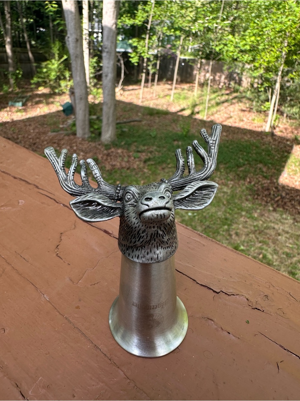 Jagermeister 10 point stag shot glass